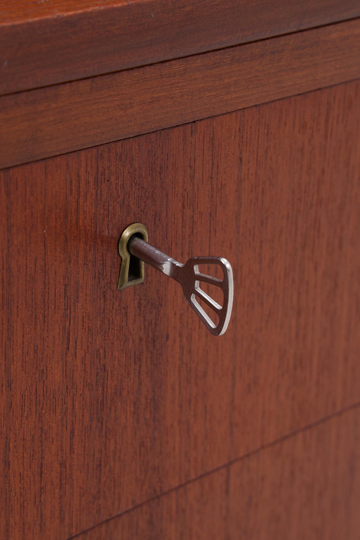 Wunderschöner Teak Vintage Sekretär 60er Jahre | Mid Century Frisiertisch Schrank Arbeitstisch Retro Holz Aufbewahrung