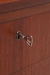 Wunderschöner Teak Vintage Sekretär 60er Jahre | Mid Century Frisiertisch Schrank Arbeitstisch Retro Holz Aufbewahrung