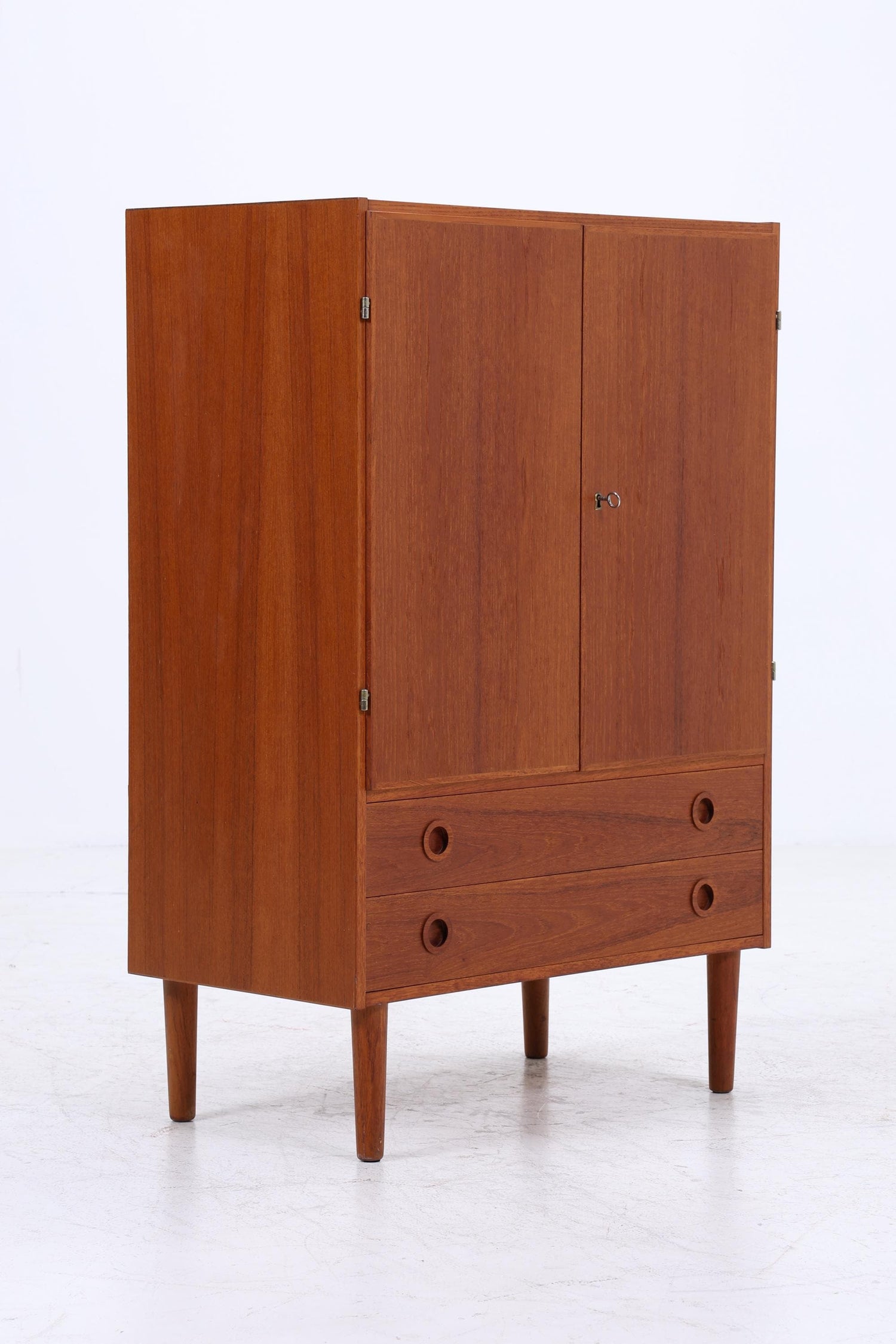 Vintage Teak Kommode | Mid Century Schubladen Schrank Holz Aufbewahrung 60er 70er