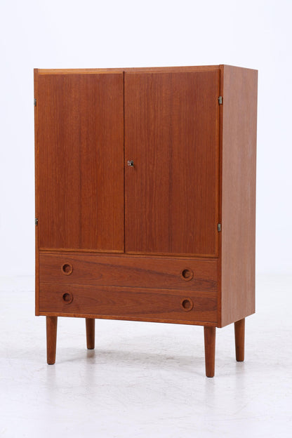 Vintage Teak Kommode | Mid Century Schubladen Schrank Holz Aufbewahrung 60er 70er