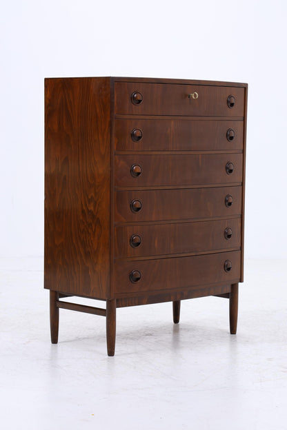 Vintage Schubladen Kommode | Mid Century Schrank Holz Aufbewahrung 60er Jahre Danish Design