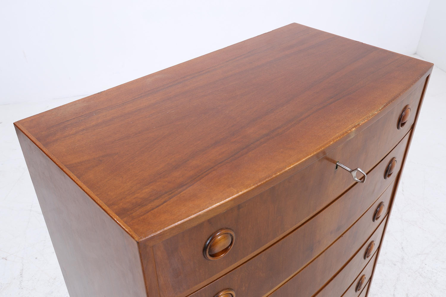 Vintage Teak Schubladen Kommode von Kai Kristiansen | Mid Century Tallboy Danish Design Aufbewahrung 60er Jahre