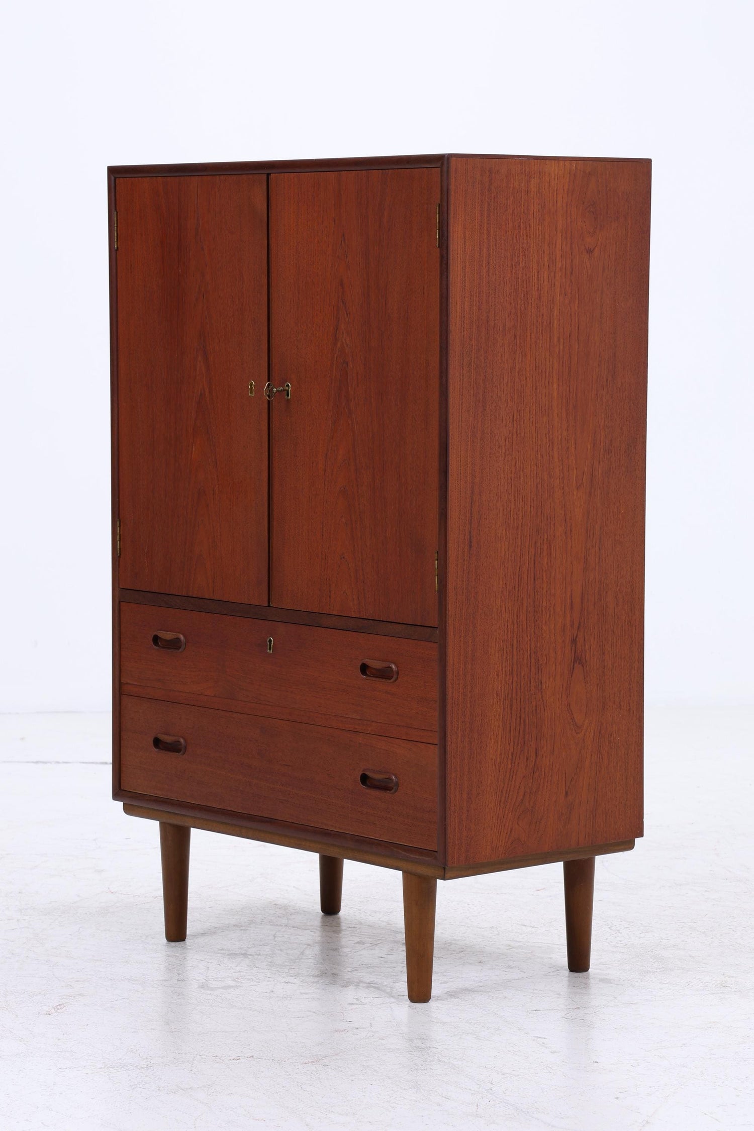 Vintage Teak Kommode | Mid Century Schubladen Schrank Holz Aufbewahrung 60er 70er
