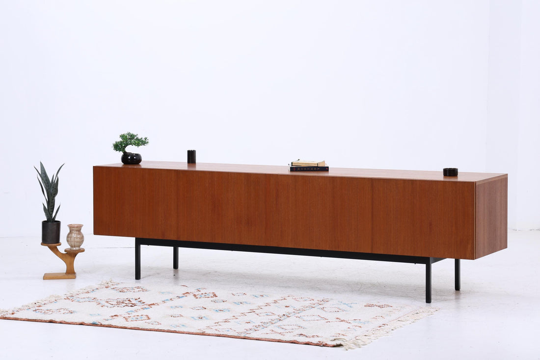 Vintage Teak Sideboard B40 von Dieter Waeckerlin für Behr | Mid Century Anrichte Retro Holz Aufbewahrung