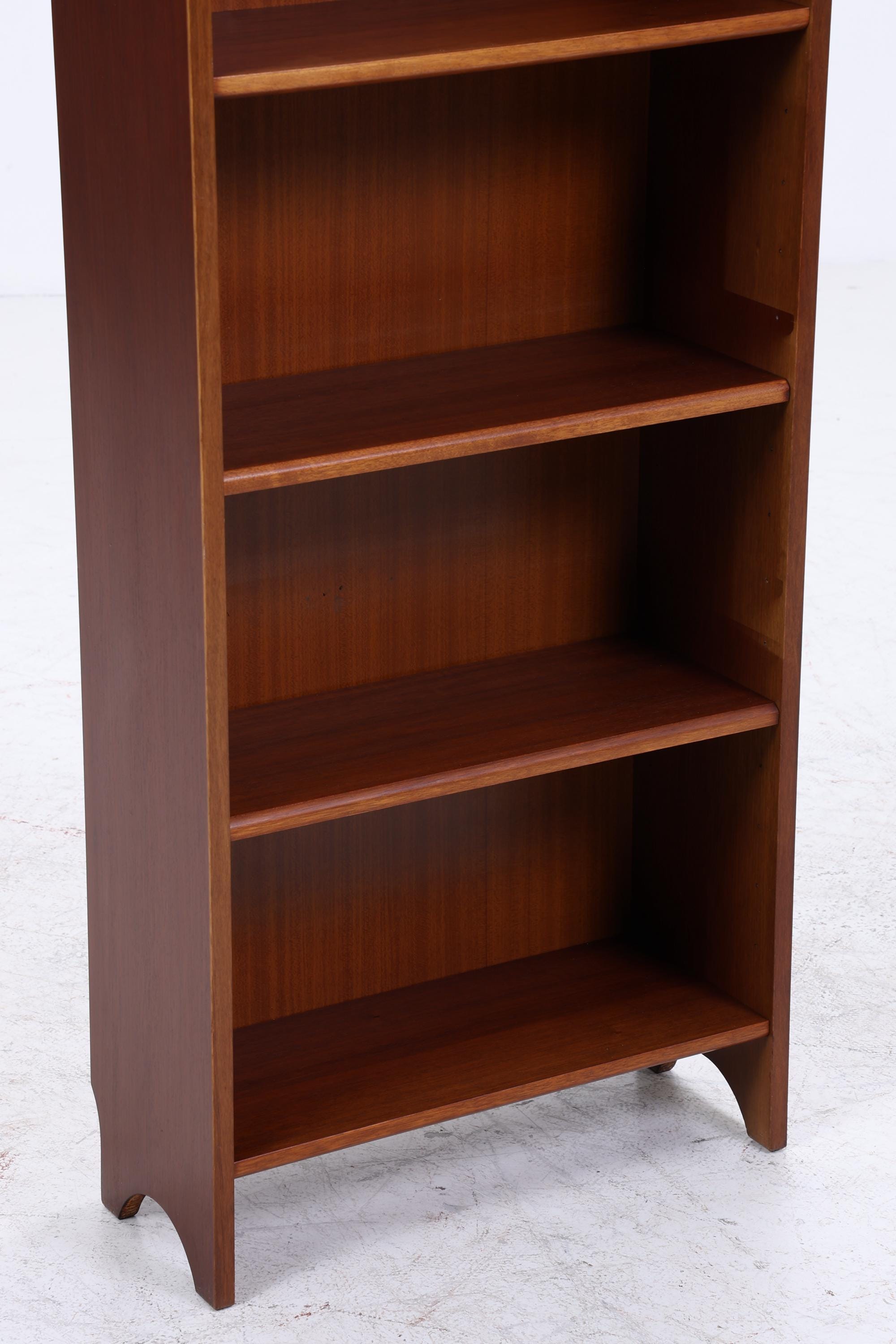 Vintage Teak Bücherregal | Mid Century Regal | 60er Retro Holz Aufbewahrung