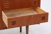 Vintage Teak Sideboard 60er Jahre | Danish Design Mid Century Anrichte mit Schubladen & Fächern Retro Holz Aufbewahrung