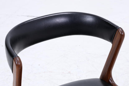 Fire Chair von Kai Kristiansen | Mid Century Stuhl aus Palisander &amp; Leder