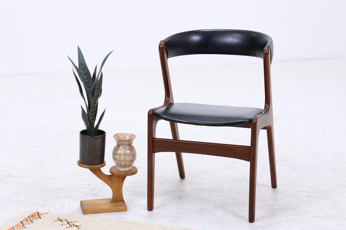 Fire Chair von Kai Kristiansen | Mid Century Stuhl aus Palisander &amp; Leder