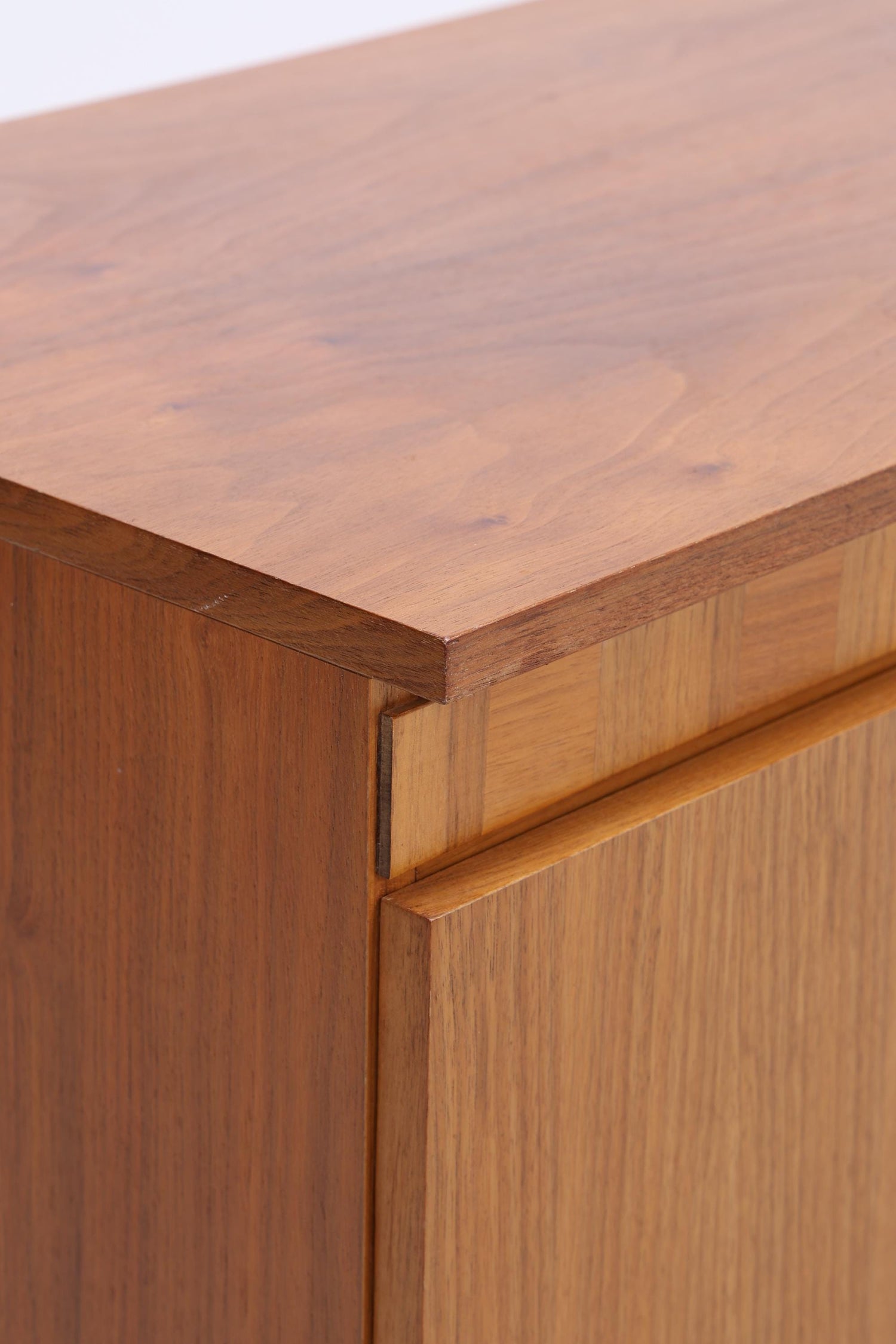 Vintage Teak Sideboard 60er Jahre | Mid Century Scandinavian Anrichte mit Schubladen &amp; Schiebetüren Holz Aufbewahrung