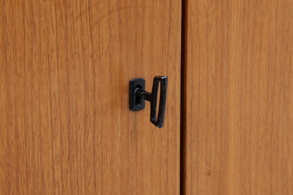 Vintage Teak Sideboard 60er Jahre | Mid Century Scandinavian Anrichte mit Schubladen &amp; Schiebetüren Holz Aufbewahrung
