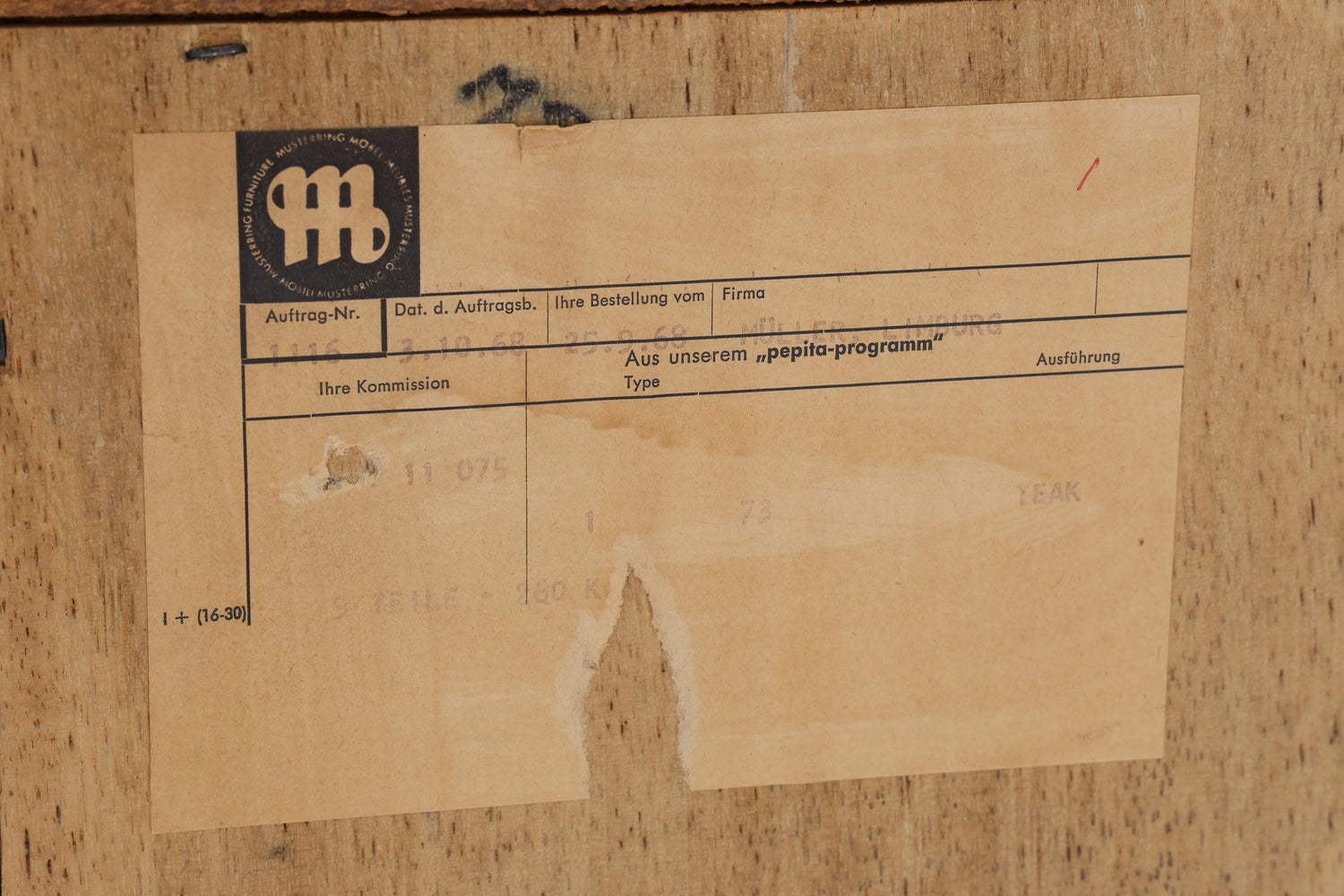 Musterring Vintage Kommode | Mid Century Lowboard 60er Jahre Retro Teak Holz Aufbewahrung