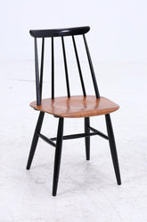 4er Set Teak Stühle "Fanett" von lmari Tapiovaara | Mid Century Finnish Design Holz Stuhl | Vintage Designer