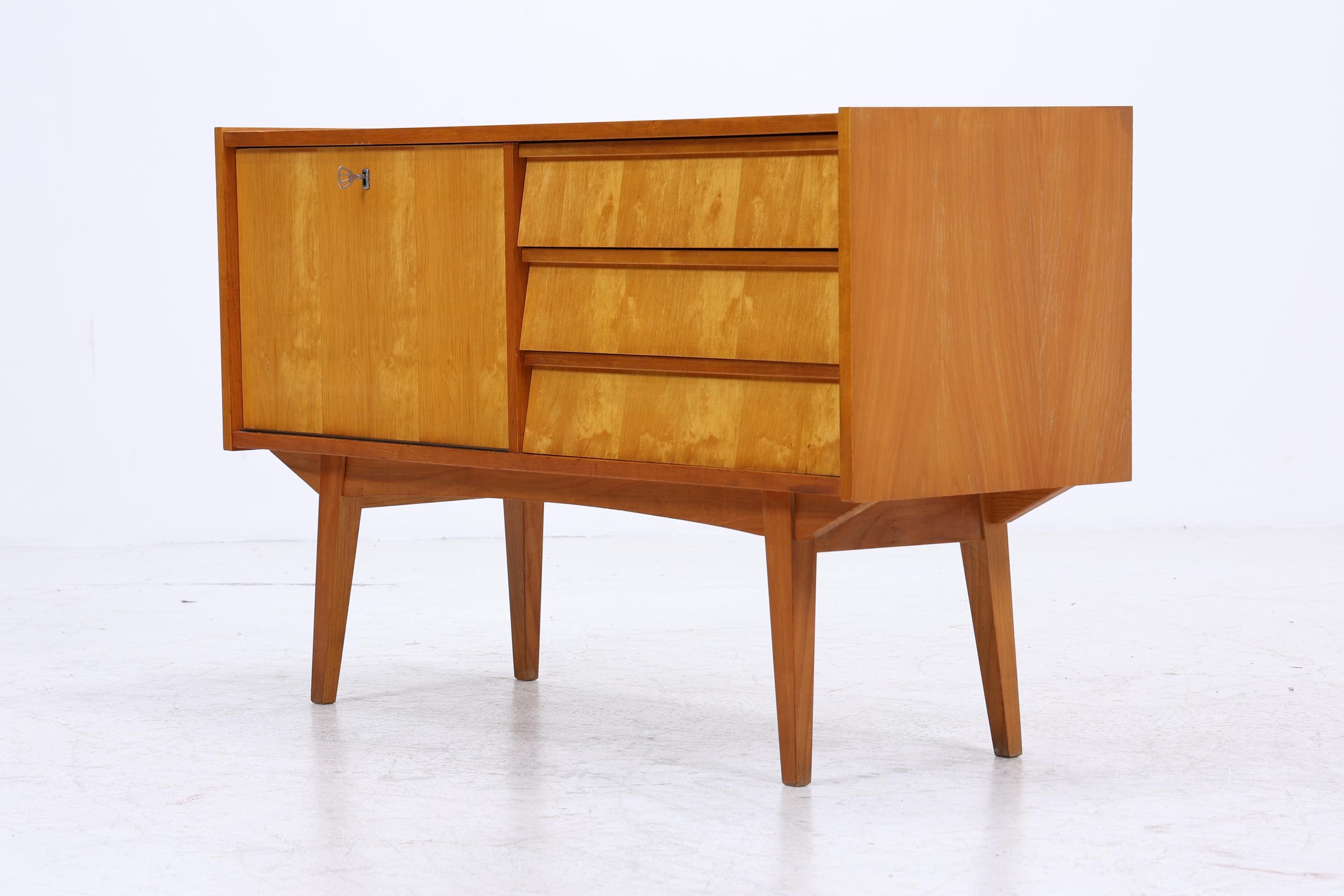 Vintage Kommode | Mid Century Schubladen Schrank Holz Aufbewahrung 60er Jahre