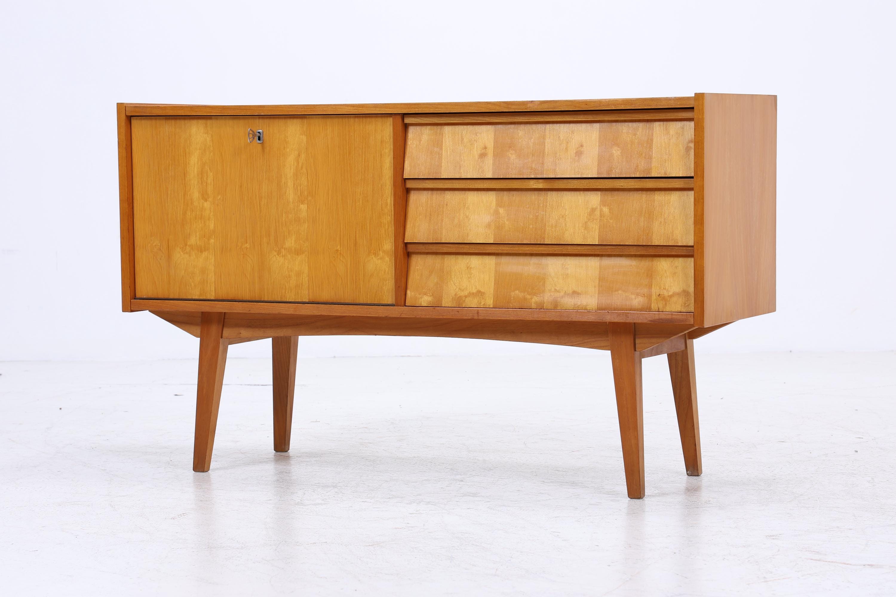 Vintage Kommode | Mid Century Schubladen Schrank Holz Aufbewahrung 60er Jahre