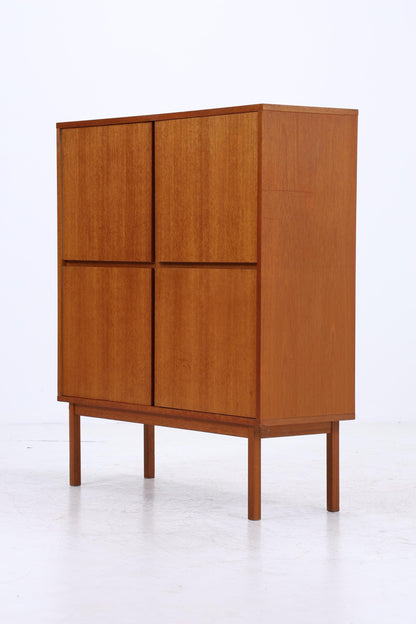 Vintage Schrank 60er Jahre | Mid Century Highboard Holz Aufbewahrung