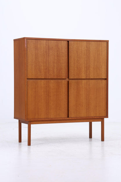 Vintage Schrank 60er Jahre | Mid Century Highboard Holz Aufbewahrung