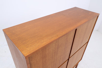 Vintage Schrank 60er Jahre | Mid Century Highboard Holz Aufbewahrung