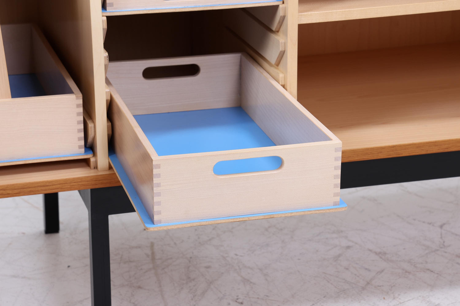 Vintage Teak Sideboard B40 von Dieter Waeckerlin für Behr | Mid Century Anrichte Retro Holz Aufbewahrung