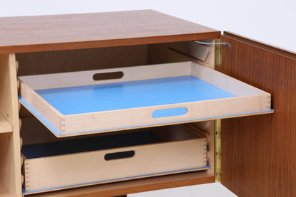 Vintage Teak Sideboard B40 von Dieter Waeckerlin für Behr | Mid Century Anrichte Retro Holz Aufbewahrung