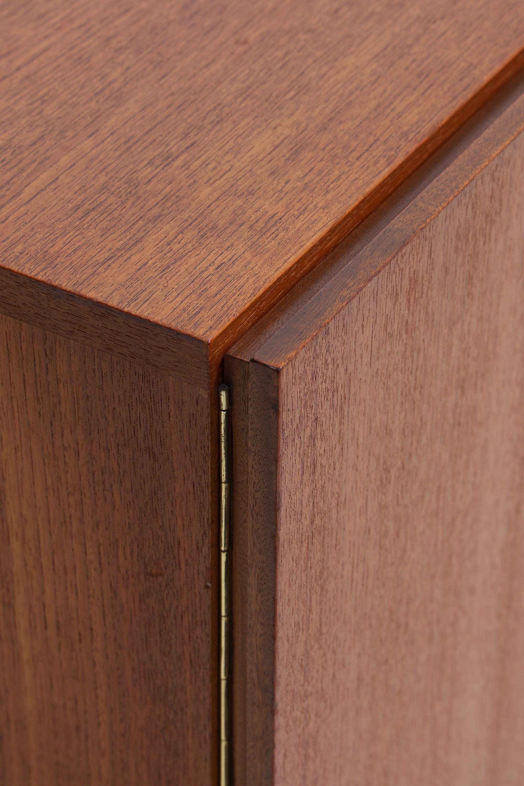 Vintage Teak Sideboard B40 von Dieter Waeckerlin für Behr | Mid Century Anrichte Retro Holz Aufbewahrung