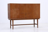 Vintage Highboard 60er Jahre | Mid Century Sideboard Schubladen Schrank Holz Aufbewahrung