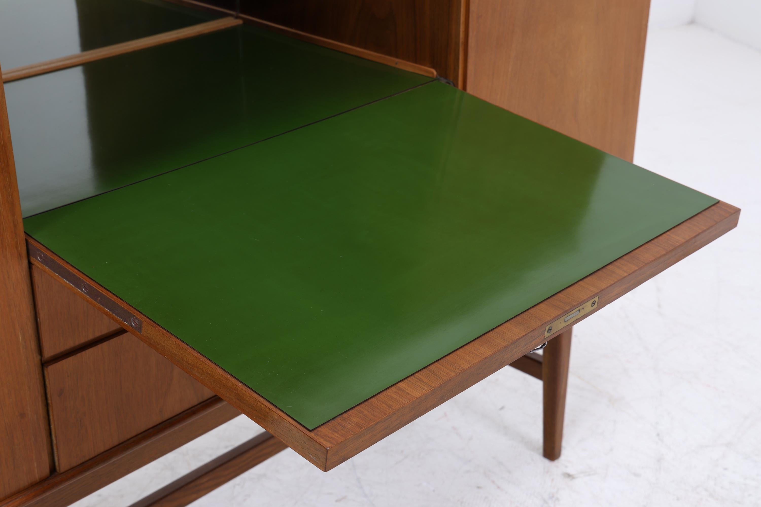 Vintage Highboard 60er Jahre | Mid Century Sideboard Schubladen Schrank Holz Aufbewahrung