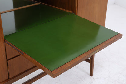 Vintage Highboard 60er Jahre | Mid Century Sideboard Schubladen Schrank Holz Aufbewahrung