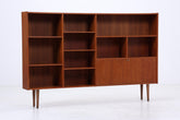 Vintage Teak Regal 60er Jahre | Mid Century Bücherregal Retro Schrank Holz Aufbewahrung