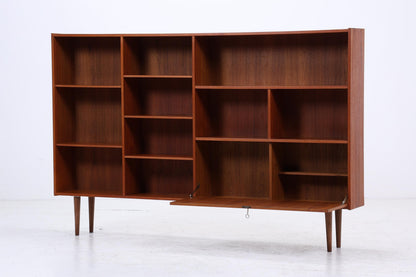 Vintage Teak Regal 60er Jahre | Mid Century Bücherregal Retro Schrank Holz Aufbewahrung