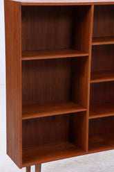 Vintage Teak Regal 60er Jahre | Mid Century Bücherregal Retro Schrank Holz Aufbewahrung