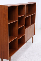Vintage Teak Regal 60er Jahre | Mid Century Bücherregal Retro Schrank Holz Aufbewahrung