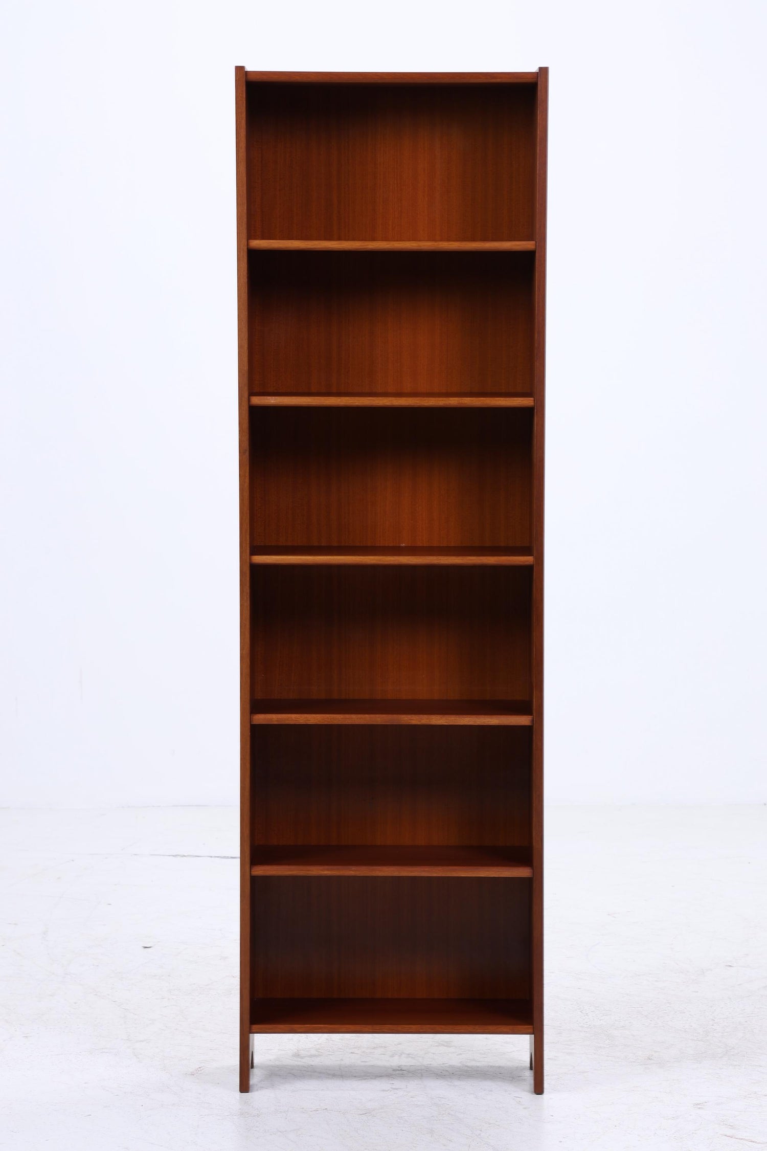 Vintage Teak Bücherregal | Mid Century Regal | 60er Retro Holz Aufbewahrung