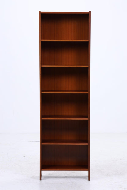 Vintage Teak Bücherregal | Mid Century Regal | 60er Retro Holz Aufbewahrung