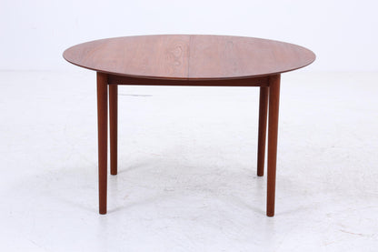 Peter Hvidt &amp; Orla Mølgaard-Nielsen runder Teak Esstisch 60er Jahre | Danish Design Mid Century Tisch | Søborg Møbelfabrik