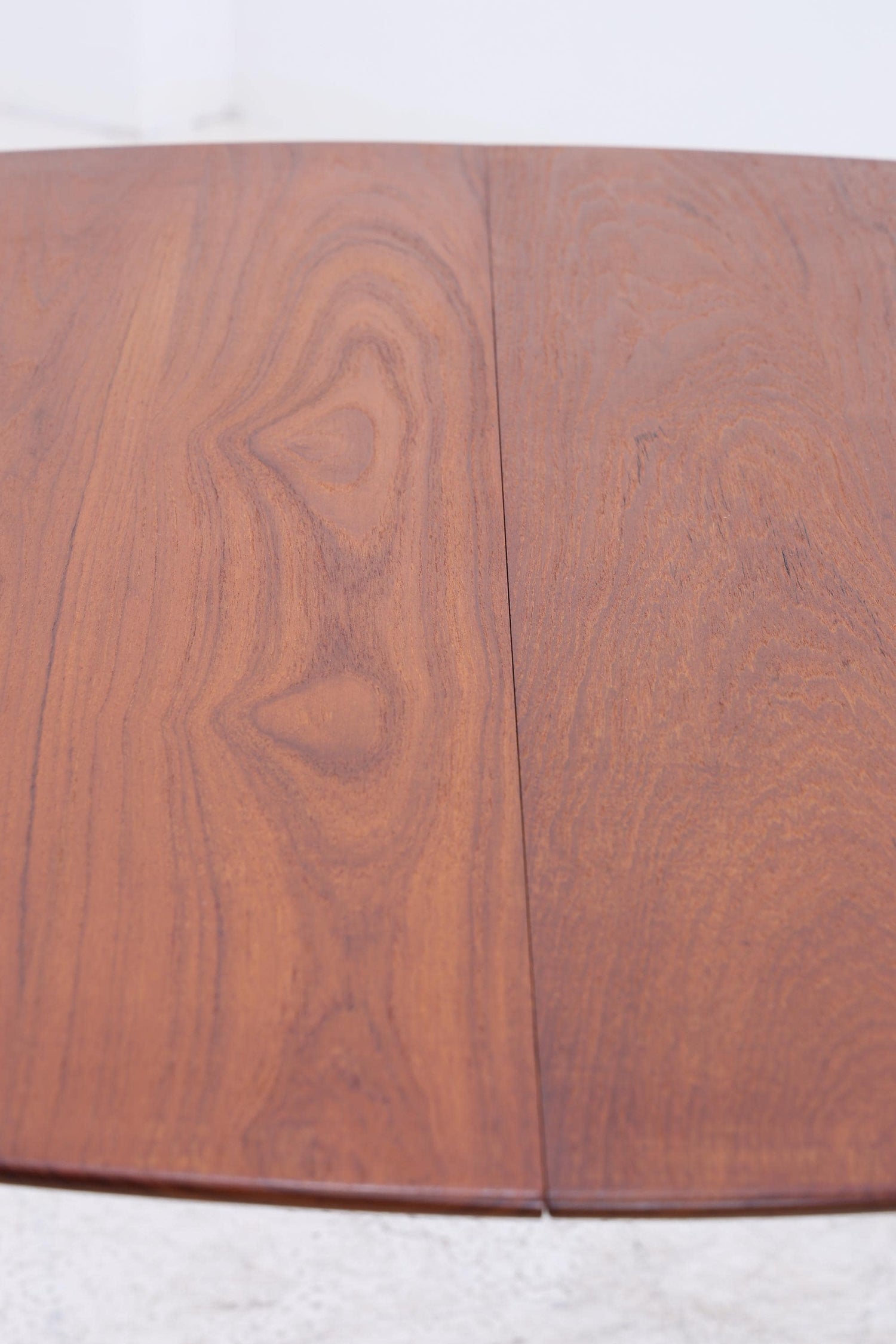 Peter Hvidt &amp; Orla Mølgaard-Nielsen runder Teak Esstisch 60er Jahre | Danish Design Mid Century Tisch | Søborg Møbelfabrik