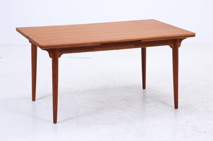 Omann Jun Modell 54 Teak Esstisch | Danish Design Ausziehtisch Mid Century 60er
