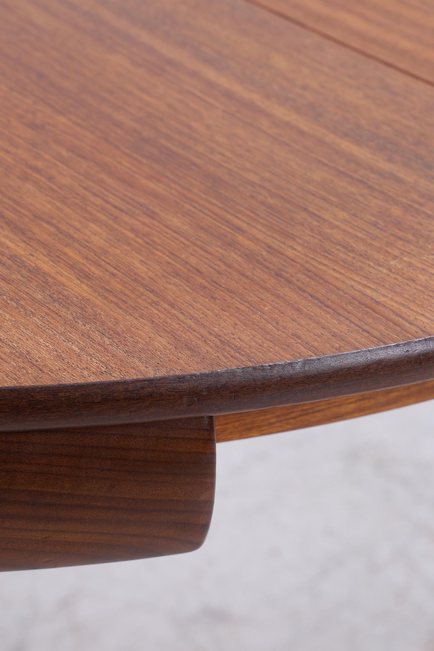 Hans Olsen für Frem Røjle – Vintage runder Ausziehtisch mit 4 Stühlen aus Teak | Danish Mid Century Dining Set