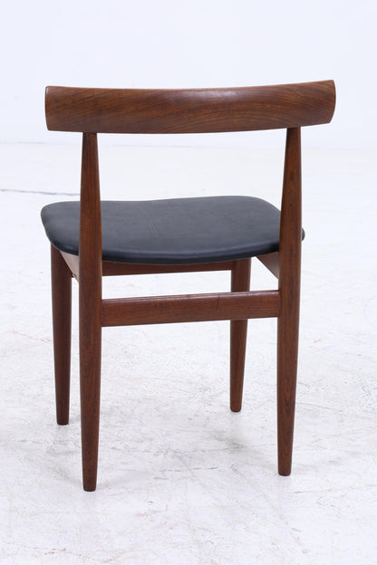 Hans Olsen für Frem Røjle – Vintage runder Ausziehtisch mit 4 Stühlen aus Teak | Danish Mid Century Dining Set