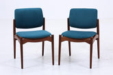 Erik Buch – Model 66 „Captain“ Vintage Teak Stühle 2er Set | Ørum Møbelfabrik Danish Design