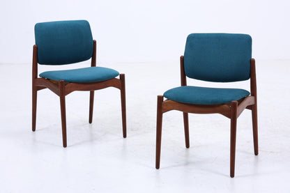 Erik Buch – Model 66 „Captain“ Vintage Teak Stühle 2er Set | Ørum Møbelfabrik Danish Design