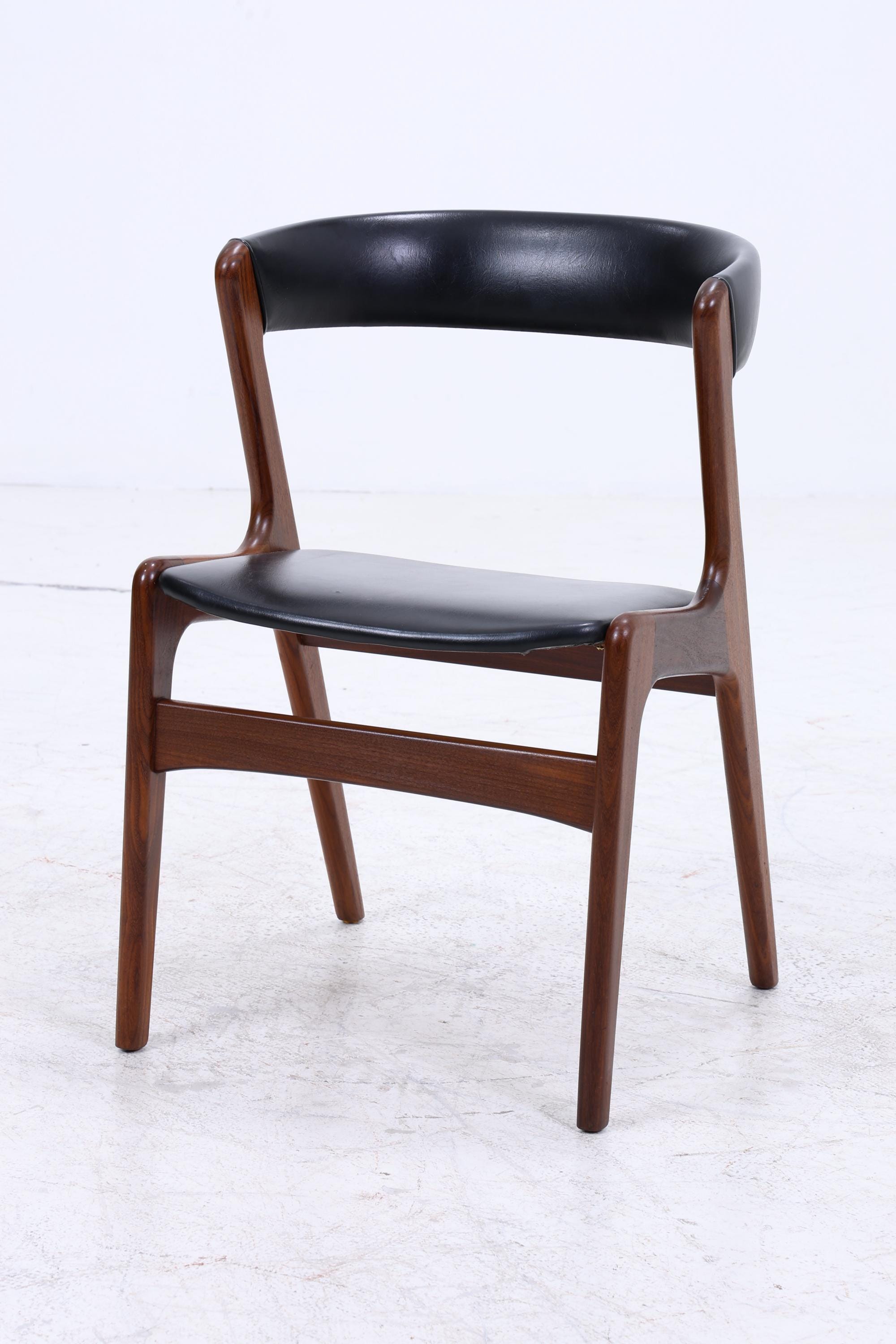 Fire Chair von Kai Kristiansen | Mid Century Stuhl aus Palisander &amp; Leder