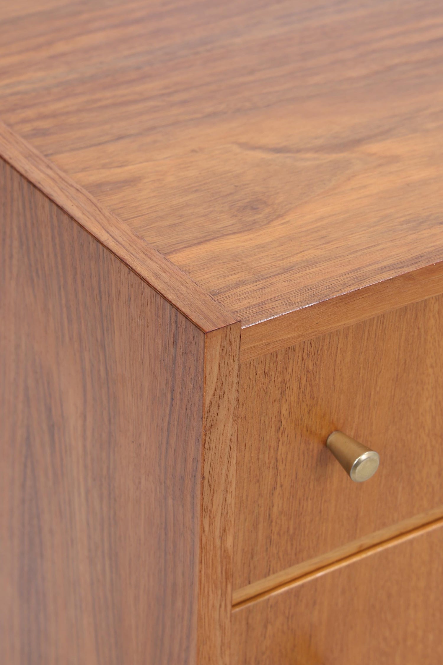 Vintage Sideboard aus Nussbaum | Mid Century Lowboard mit Schubladen &amp; Türen | 60er Jahre Design