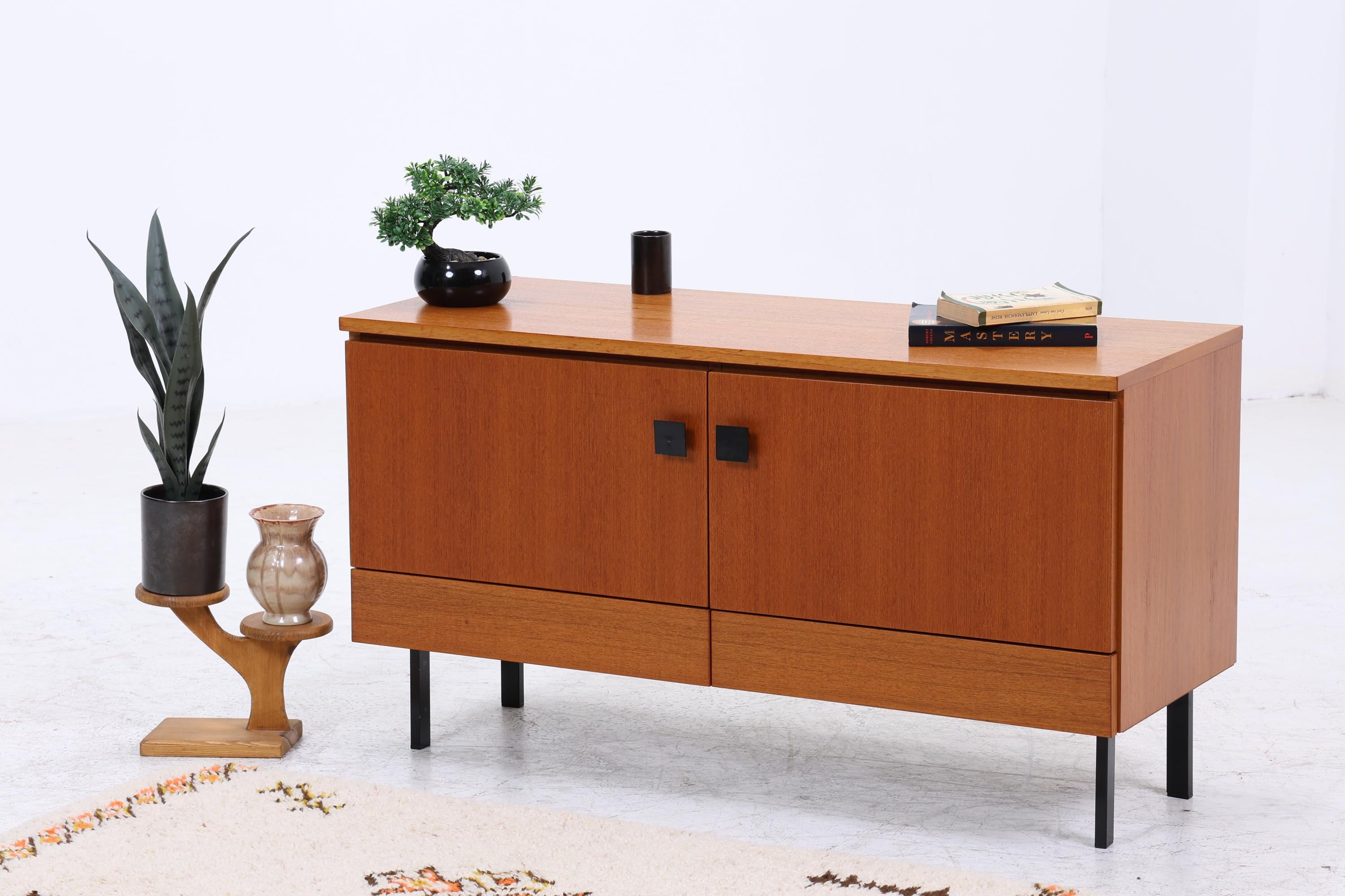 Musterring Vintage Kommode | Mid Century Lowboard 60er Jahre Retro Teak Holz Aufbewahrung