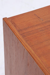 Vintage Teak Sideboard 60er| Scandinavian Design Mid Century Anrichte Schubladen & Schiebetüren Holz Aufbewahrung