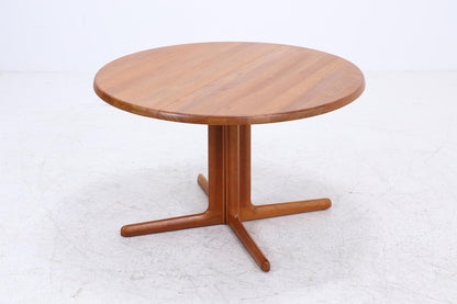 CJ Rosengaarden Vintage Esstisch | Mid Century Teak Tisch rund/oval ausziehbar mit 2 Einlegeplatten
