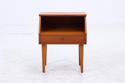 Vintage Teak Mini Kommode 60er Jahre | Danish Design Mid Century Holz Nachttisch mit Schubladen Aufbewahrung