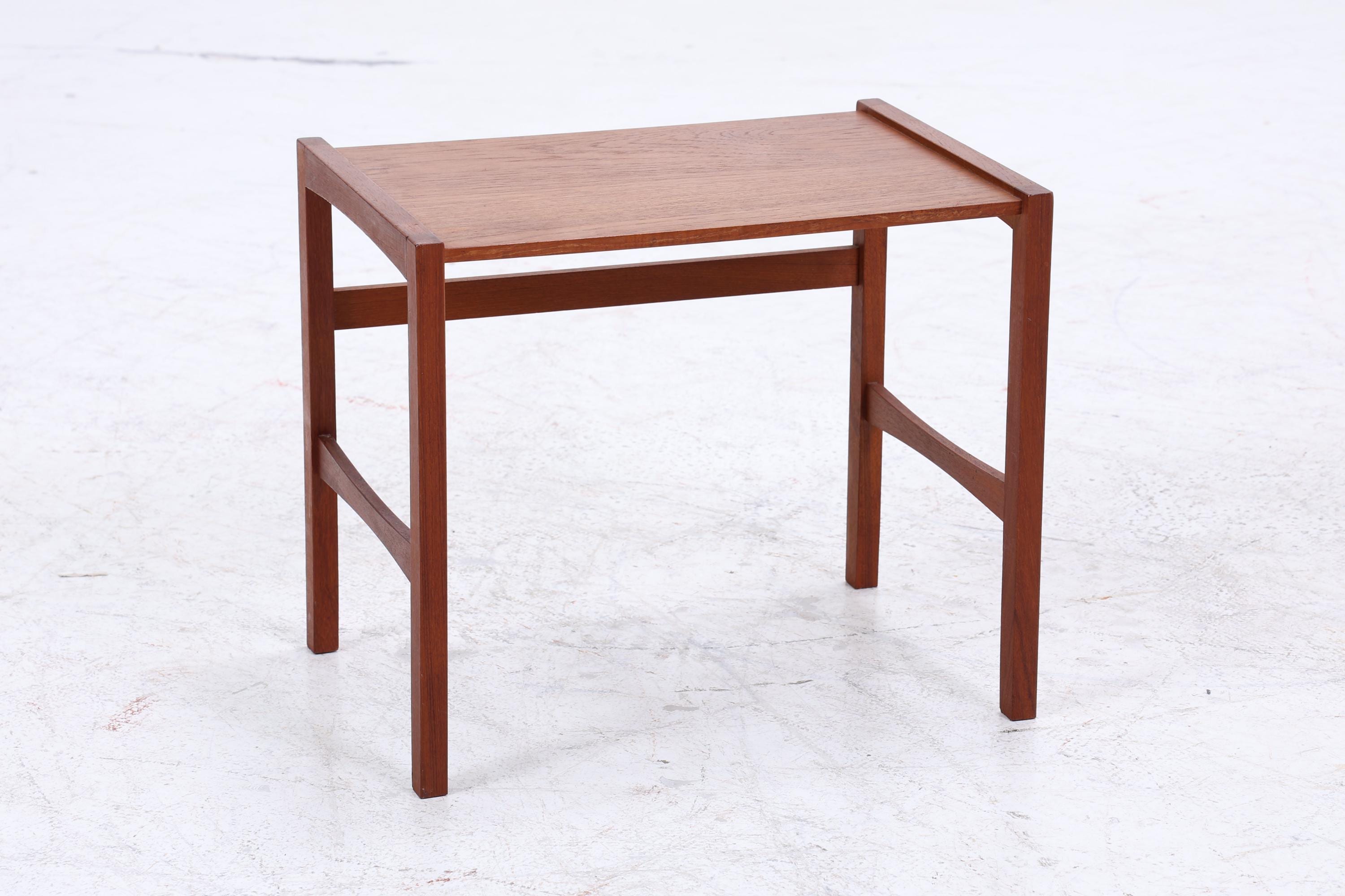 Vintage Beistelltisch | Mid Century Couchtisch | Telefontisch 60er Jahre Eckig