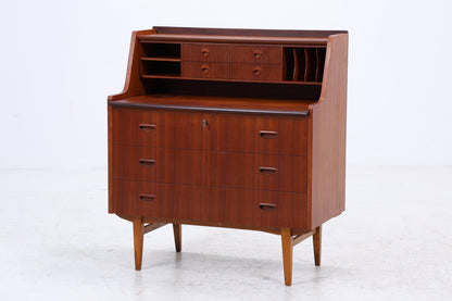 Vintage Teak Sekretär 60er Jahre | Danish Design Mid Century Schrank Retro Holz Aufbewahrung