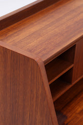 Vintage Teak Sekretär 60er Jahre | Danish Design Mid Century Schrank Retro Holz Aufbewahrung