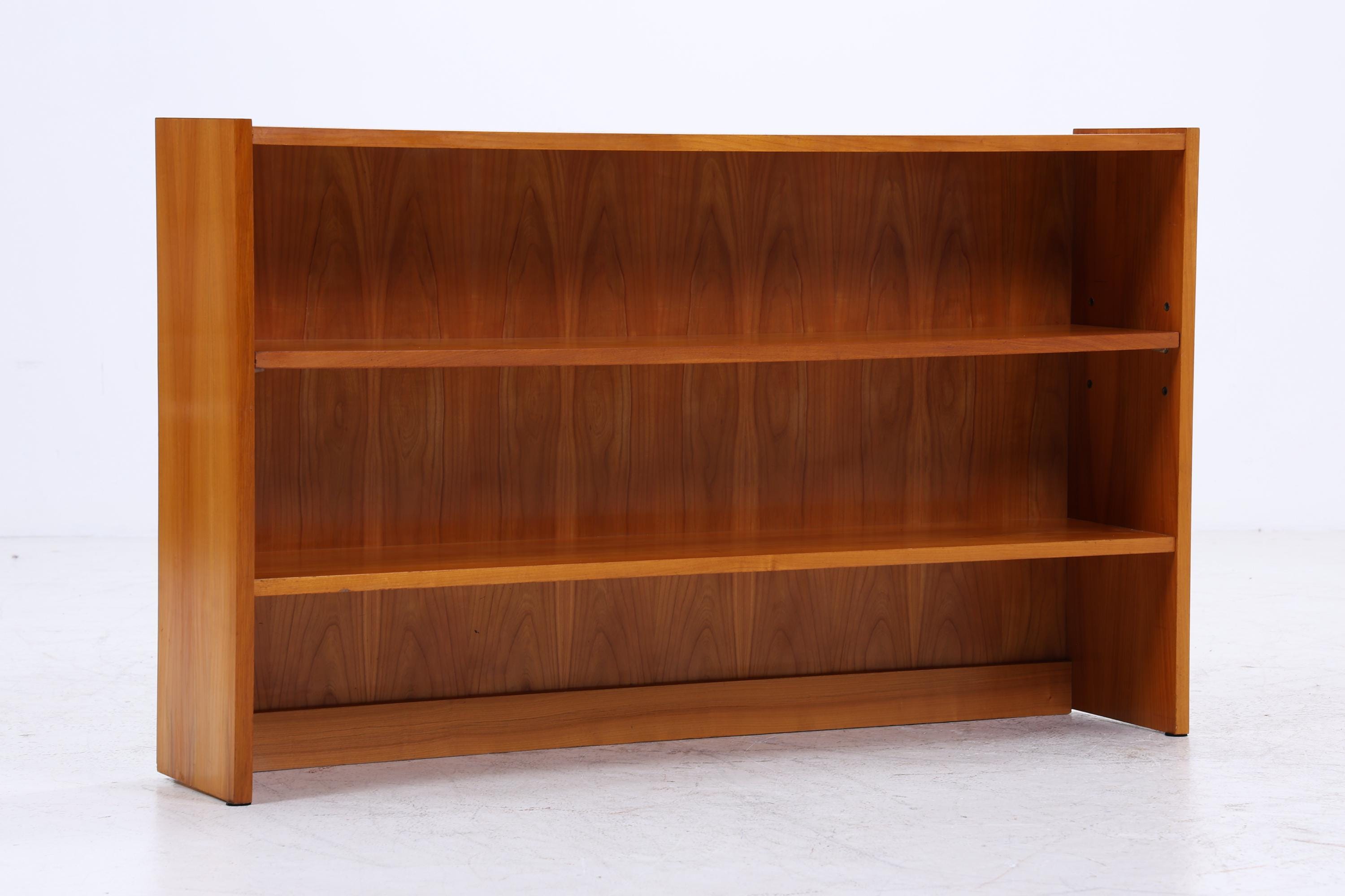 Kleines Vintage Bücherregal aus Birke | Mid Century Regal | 60er Retro Holz Aufbewahrung